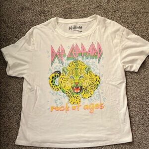 Vibrant Graphic White Short Sleeve Tee